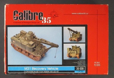 Calibre 35 1/35th Scale Resin Conversion Set M31 Recovery Vehicle for Tamiya Kit
