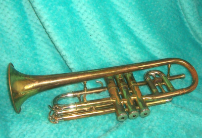 1954 CONN Cornet 80A Opera glass slide Good used condition  Playable