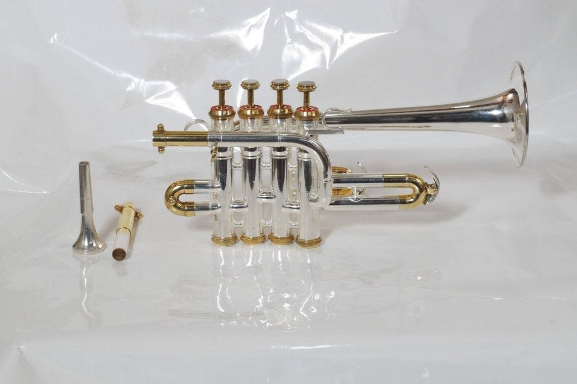 SALE Piccolo,Trumpet Bb/A BrassInstrument with Case Piccolo Trumpetsの