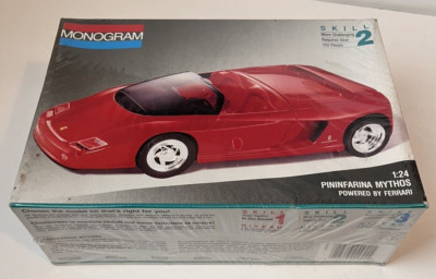 Monogram Pininfarina Mythos Powered By Ferrari 1:24 Scale Model Kit 2955