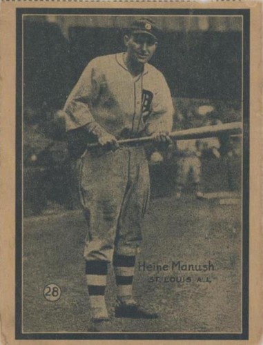 1931 W517 - Heinie Manush #28