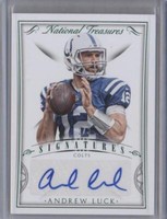 2015 Panini National Treasures Andrew Luck #SIG-AL