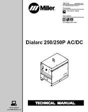 MILLER DIALARC 250 250P AC / DC SERVICE TECHNICAL MANUAL YEAR 2003 | eBay