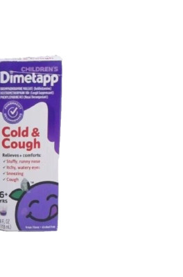 Children's Dimetapp Cold & Cough, Grape Flavor, 4 fl oz - FREE SHIPPING
