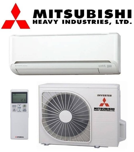 2 X 2kw Mitsubshi Split System Air Conditioners R410a New