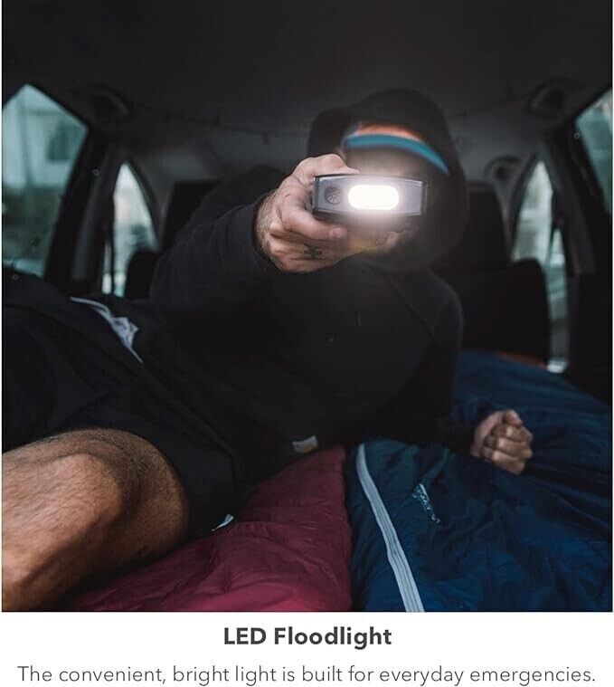 New Mophie Powerstation Go Air Compressor Jumper Cables AC Plug Charger USB Car