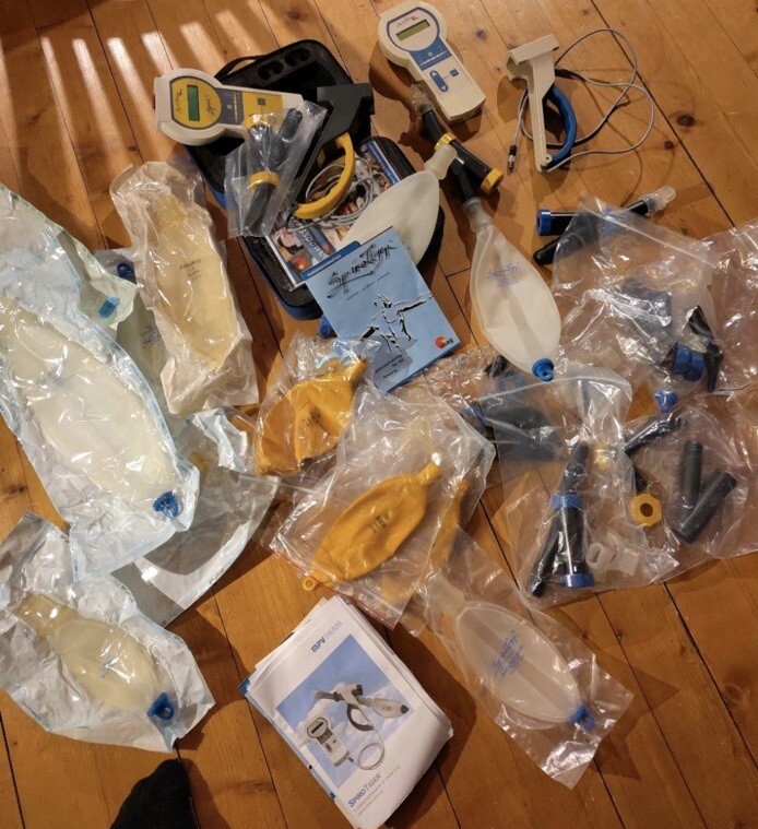 Spiro Tiger Medical - Atem TrainingsgerÃ¤T 2 StÃ¼Ck Viel ZubehÃ¶R Spirometer