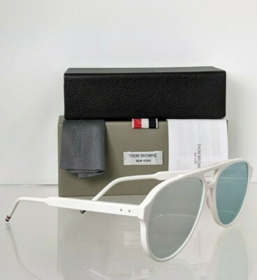 Pre-owned Dita Brand Authentic Thom Browne Sunglasses Tb 408-63-03 Wht Tbs408 Frame In Silver