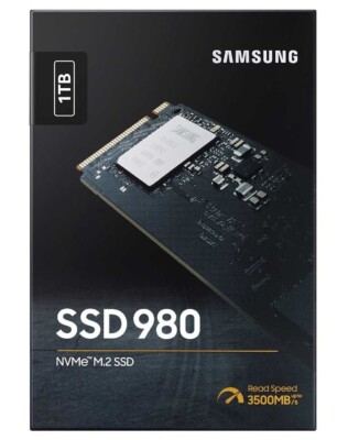 SAMSUNG SSD 980 1TB - M.2 NVMe 1TB SSD (MZ-V8V1T0B/AM) Brand New