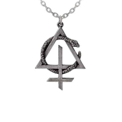 Alchemy Gothic Behemoth: Opvs Contra Natvram Necklace   Local Stock   Gothic