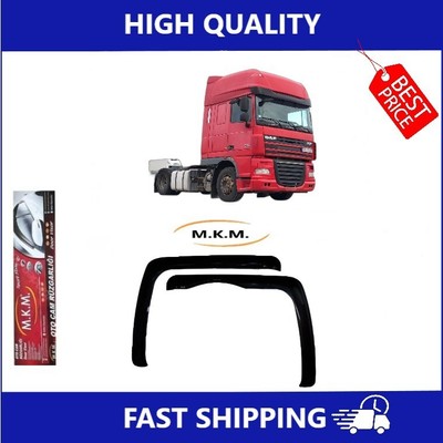 For Daf XF 1997-2015Plastic Window Wind Deflector Rain Sun Guard