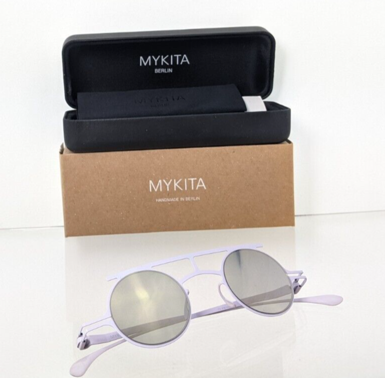Pre-owned Mykita Brand Authentic  Sunglasses Hamilton Col F19 Mauve 38mm Frame In Gray