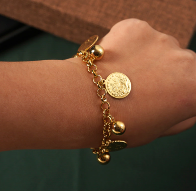 Coin 2024 bangle bracelet