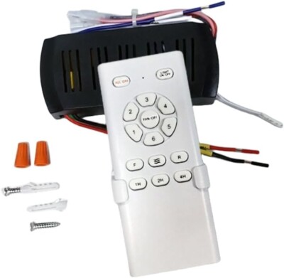Frequency Conversion Ceiling Fan Remote Control Kit Light High Voltage 6-Speed
