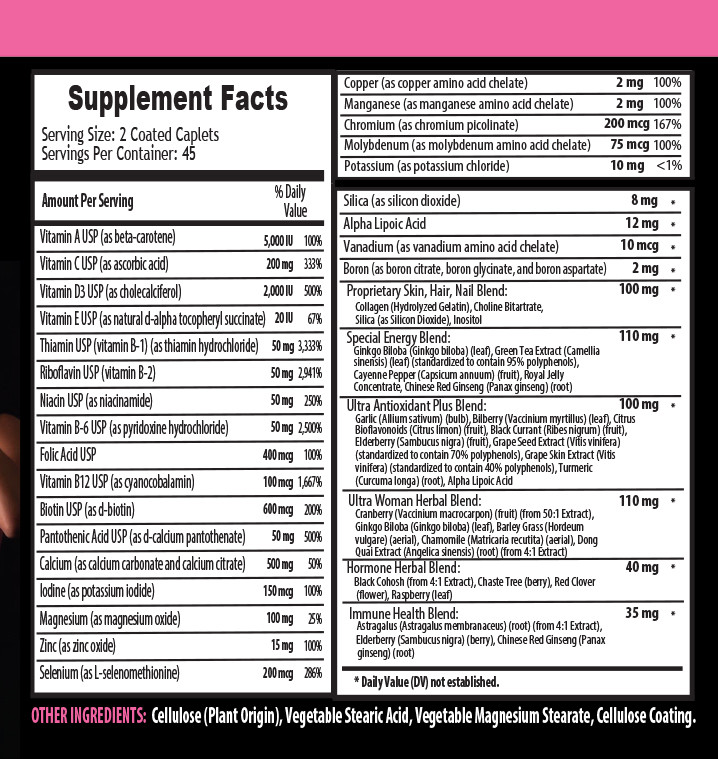 increase female libido - WOMEN'S ULTRA COMPLEX 1B - gingko biloba capsules