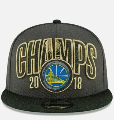 Golden State Warriors Mens New Era 9FIFTY 2018 NBA Finals Champ Snapback Hat Cap