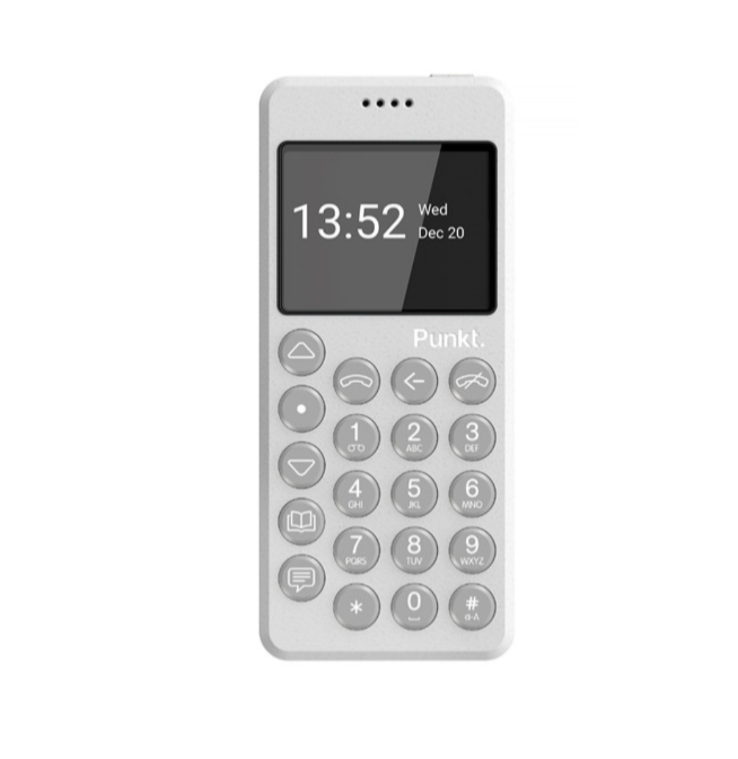 Mobiltelefon, Punkt MP 02, grau, neu