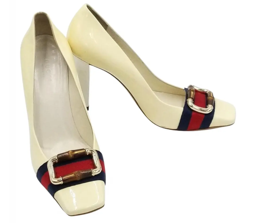 GUCCI ヘアバンド クリーム・レッド ギフト♪【国内発送☆adidas×GUCCI】シルク ヘッドバンド (GUCCI