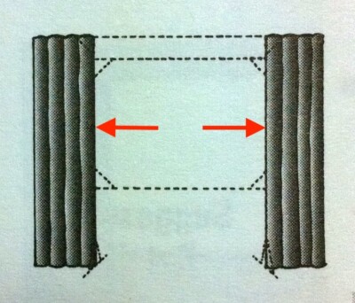 DA-LITE 36692 - WING DRAPERY (PAIR) FOR 83x144 FAST-FOLD DELUXE SCREEN SYSTEM