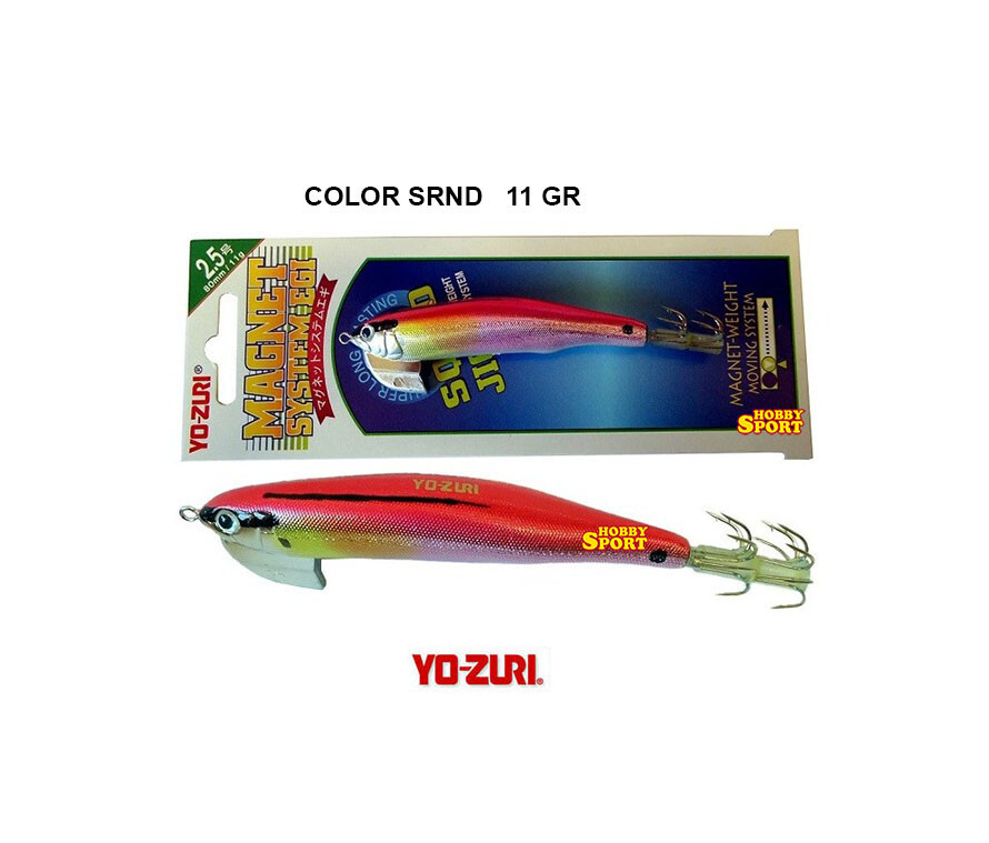 TOTANARA  IN PLASTICA YO ZURI EGI MAGNET SYSTEM 2,5   SPIM PESCA SEPPIA IN KAYAK