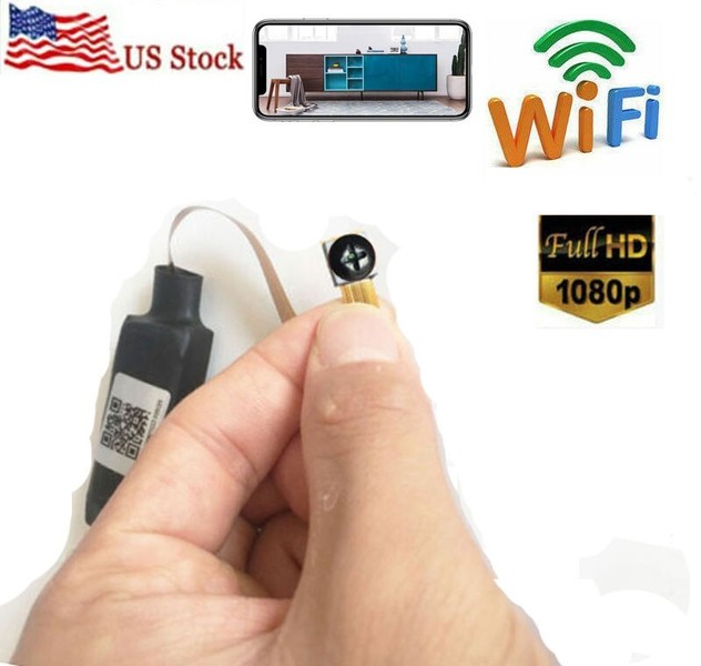 HD 1080p 4K Nanny WiFi Cam DVR wireless Mini Hidden pinhole DIY Screw camera
