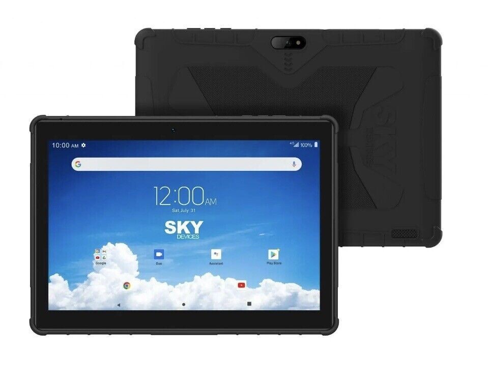 NEW Sky Devices Sky Pad 10 Android 12 Tablet, TMobile GSM 4G + Unlocked