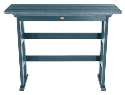 3-Pc Outdoor Bar Height Balcony Set in Nantucket Blue [ID 3786967]