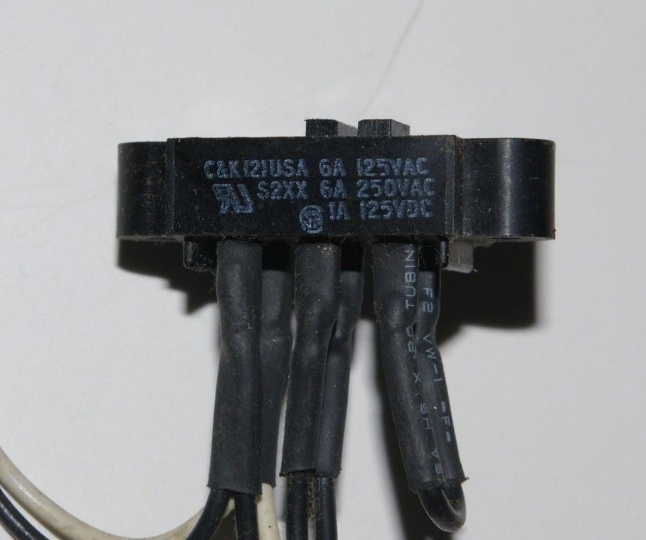 Delta Power Module 06A2D Switch Fuse Protection 125V/6A 250V/4A