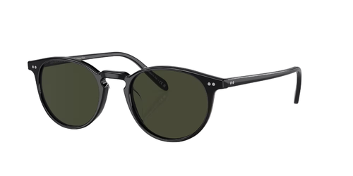Pre-owned Oliver Peoples 0ov5004su-491005p1 Phantos Black In Green
