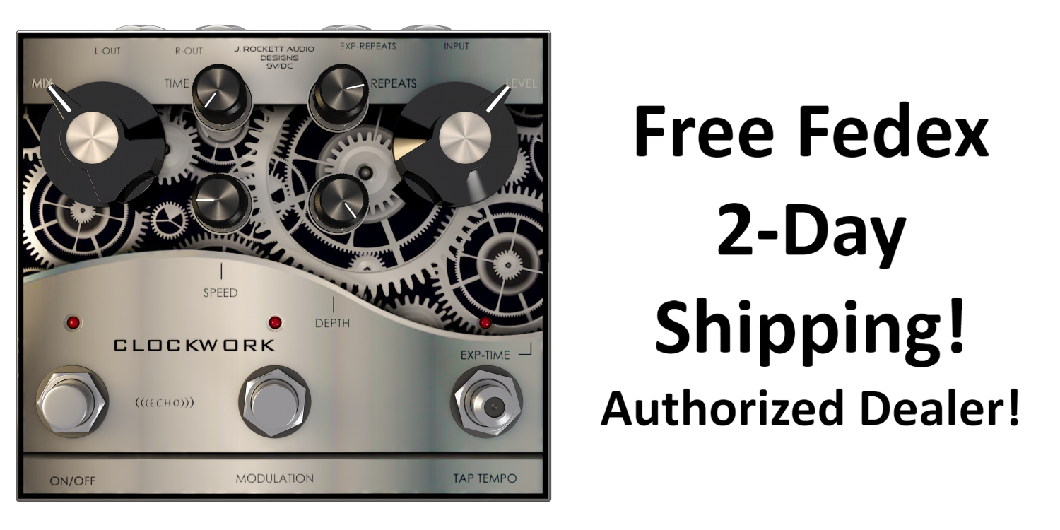 New J Rockett Audio Designs Clockwork Echo Analog Delay