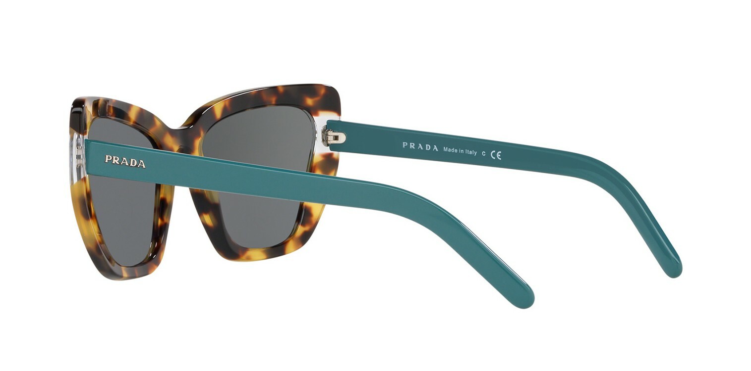 Pre-owned Prada Monochrome Pr 15ws Havana Pink/brown Pink Shaded (01r-0a6) Sunglasses