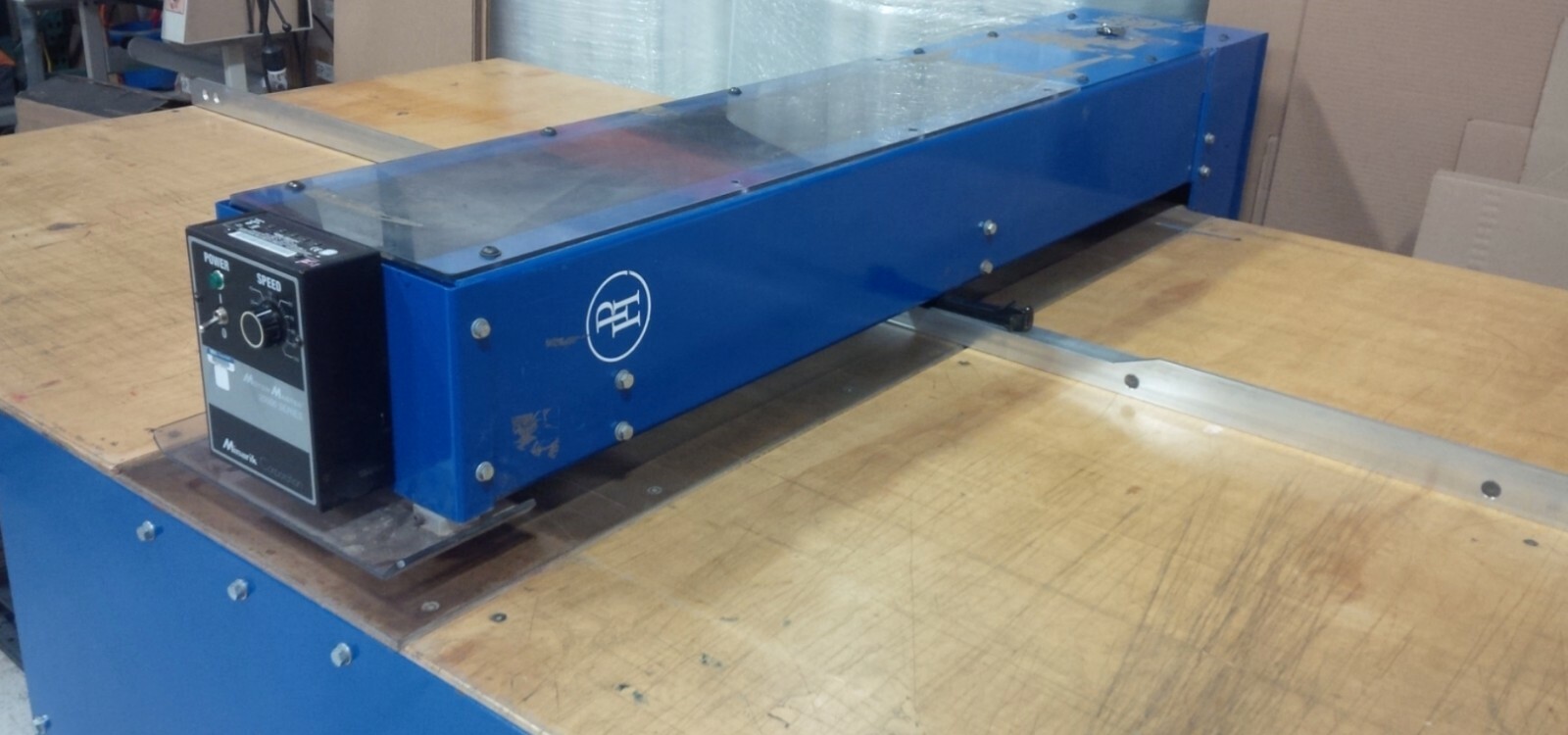 EZ Box Automated Boxmaker Slotter and EZ Slitter  Box Stitcher  Pneumatic Punch