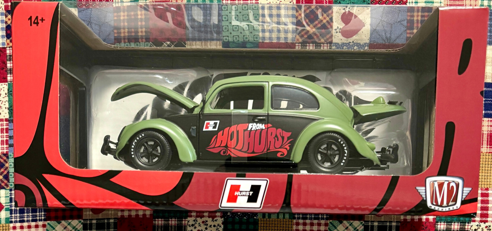 M2 Machines 2024 HURST 1952 VW Beetle Deluxe Model #R120 1