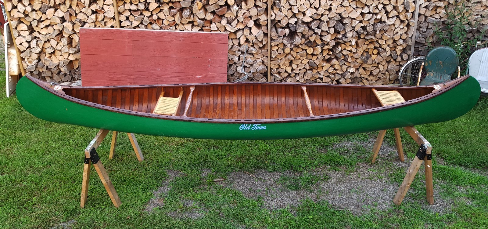 Beautiful 1943 Old Town Canoe 16 ft Vintage Antique