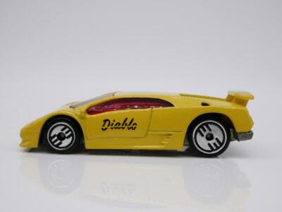 Hot Wheels Lamborghini Diablo Yellow 1/64 Scale Diecast Collectible Car