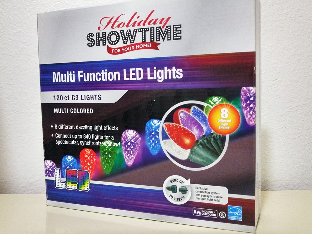 UPC 030539024895 product image for Holiday Showtime 8-function 120 Ct C3 Led Christmas Light Set Multi-colored | upcitemdb.com