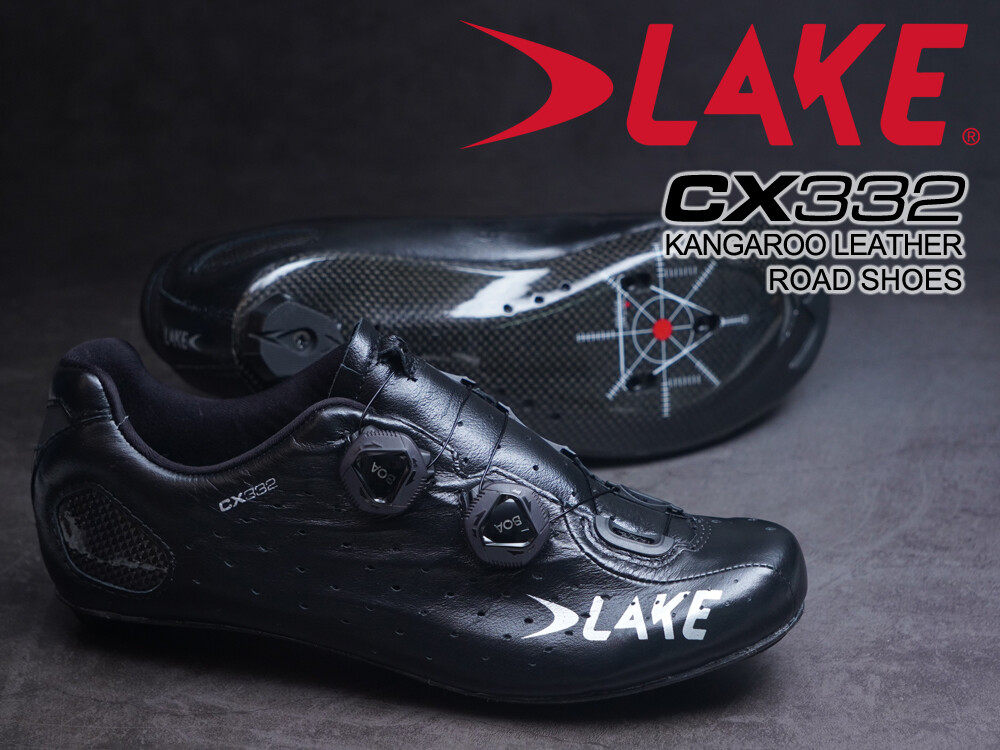LAKE CX332サイズEU44 LAKE CX332 Carbon Road Shoes Custom Silver Size 44 Std Width