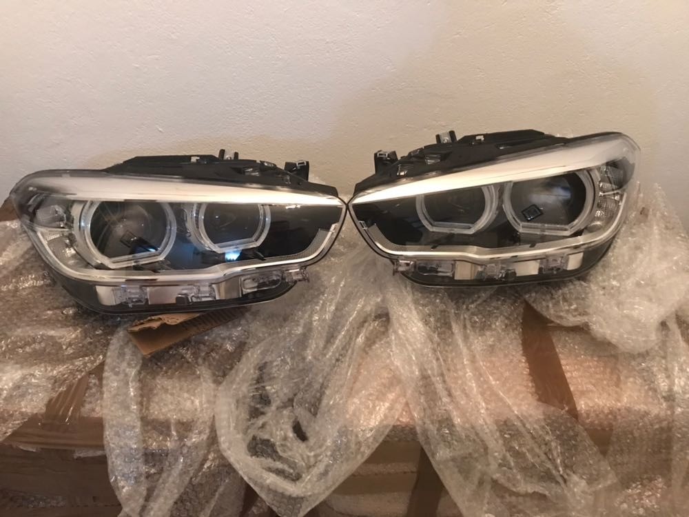 New pair UK Right hand drive Black line or normal LED headlights BMW 1