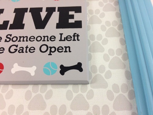 Dog Theme Frame Wall Hung Brand New