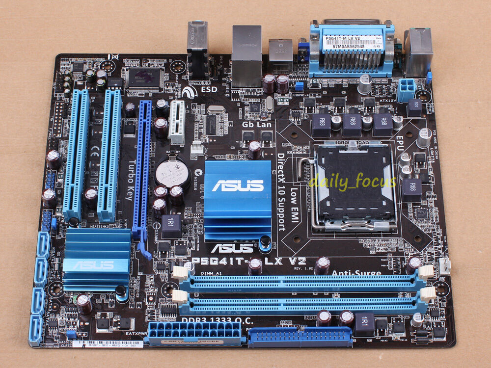 ASUS P5G41T-M LX V2 Motherboard LGA 775 DDR3 Intel G41 | eBay