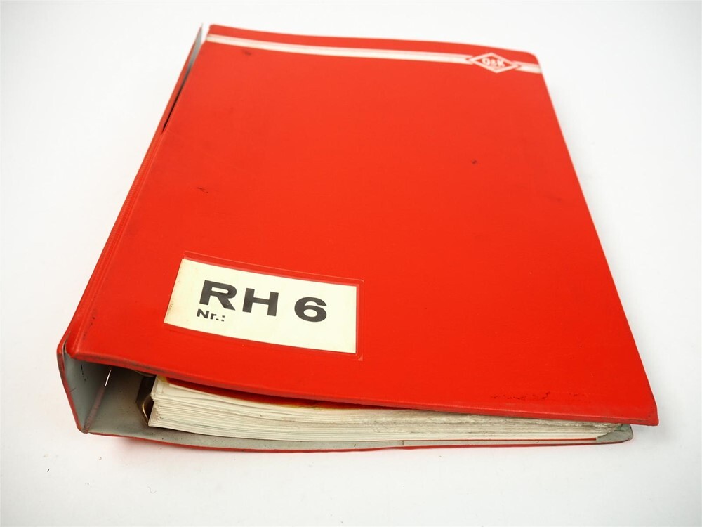 Orenstein&Koppel O&K RH6 PMS Bagger Ersatzteilkatalog Spare Parts List