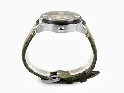 Pre-owned Avi-8 Spitfire Smith Reading Automatic Watch, Green, 42 Mm, Av-4090-03
