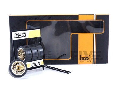 IXO 1/18 - ACCESSOIRES ROUES ET RACK - BBS MOTORSPORT 18SET017W