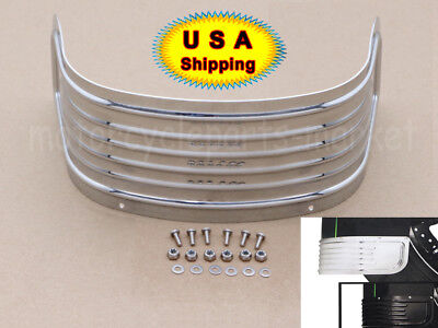 US Ribbed Front Fender Trim Skirt For Harley Touring Softail FLSCT Road King NEW