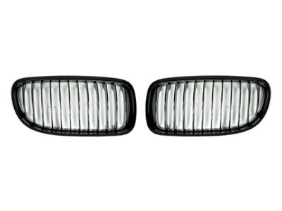 AutoTecknic BM-0220-GB Glazing Black Front Grilles E90 LCI