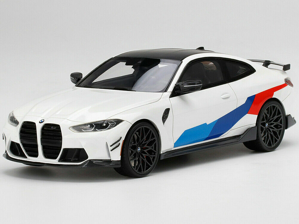 Top Speed M4 M-PERFORMANCE G82 ALPINE WHITE W/GRAPHICS 1:18