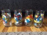 Vintage 1983 Smurf Glasses Set 4. Smurfs Toys 18 Piece Smurf Set ~ Smurf’s Lot