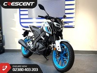 YAMAHA MT-125 IN ICE STORM - BRAND NEW - IN STOCK NOW - ACCESSORIES FITTED !