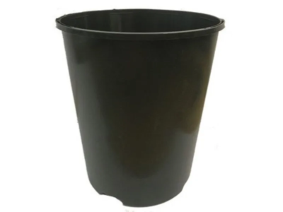2lt Container Heavyweight Black Plastic Extra Deep Rose Plant Pot x10