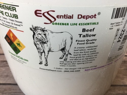 Essential Depot Beef Tallow Food Grade 1 Gallon